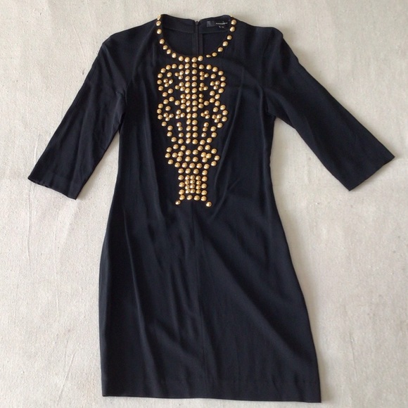 Givenchy Gold Studded Dress - Picture 1 of 6